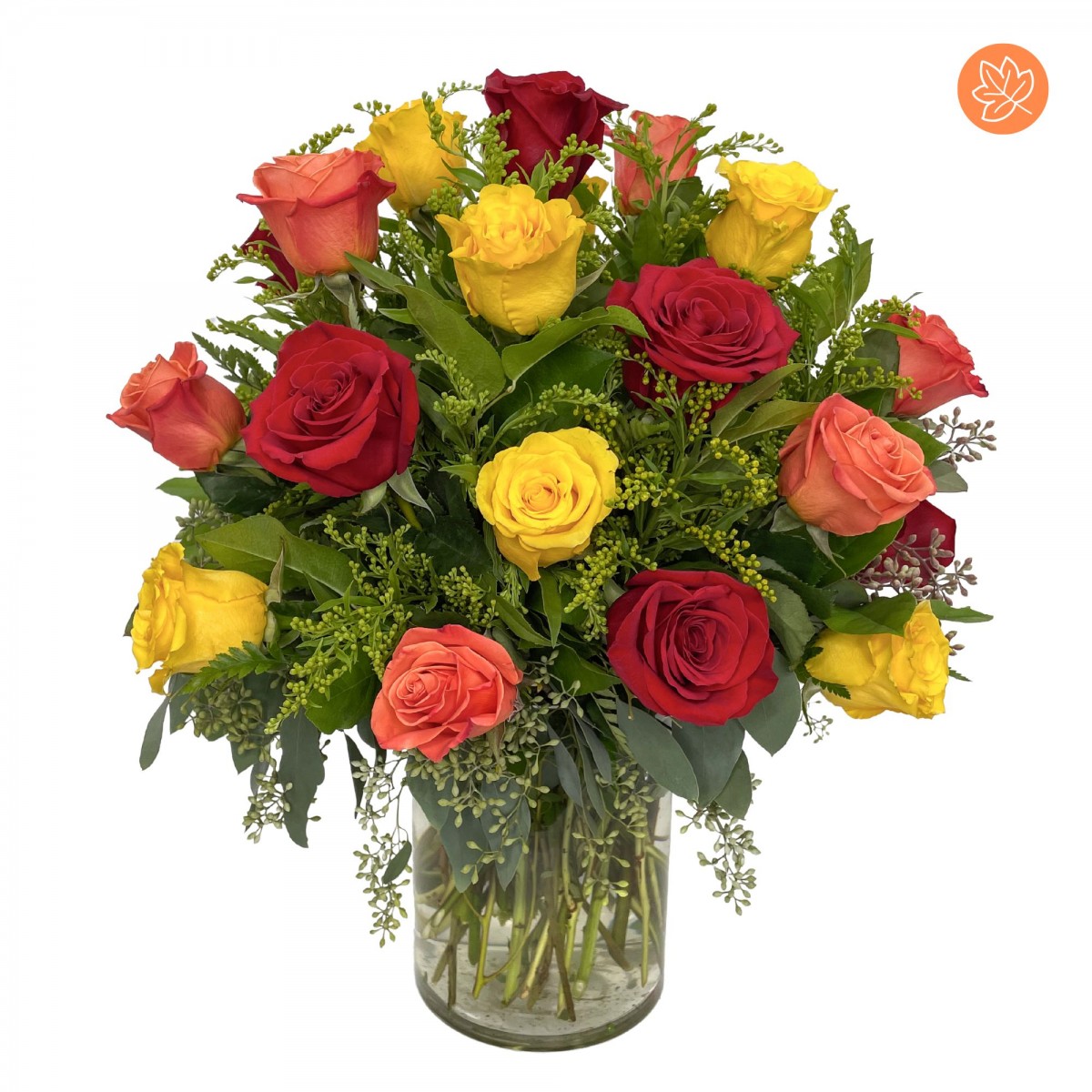 2 Dozen Modern Fall Roses