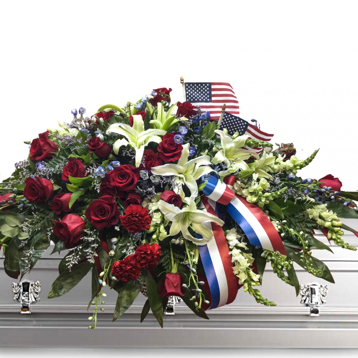 Patriotic Casket Spray