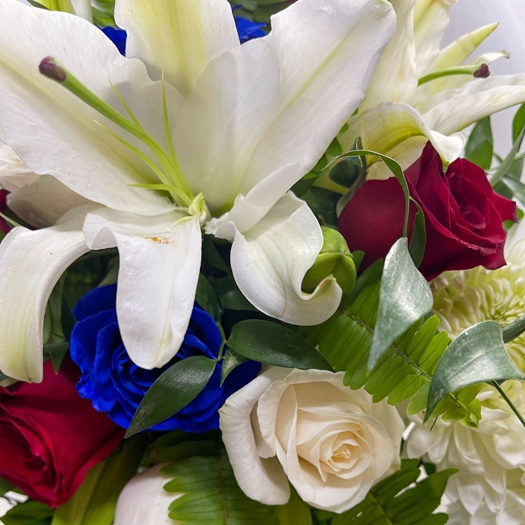 Red, White, and Blue Wreath - Image 2