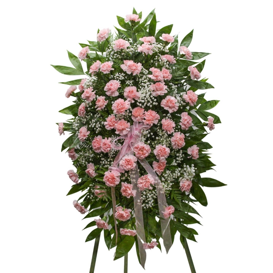 Pink Carnation Classic Sympathy 3 Piece Set - Image 2