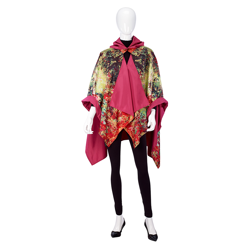 Monet, The Artist's House from the Rose Garden RainCape - Image 2