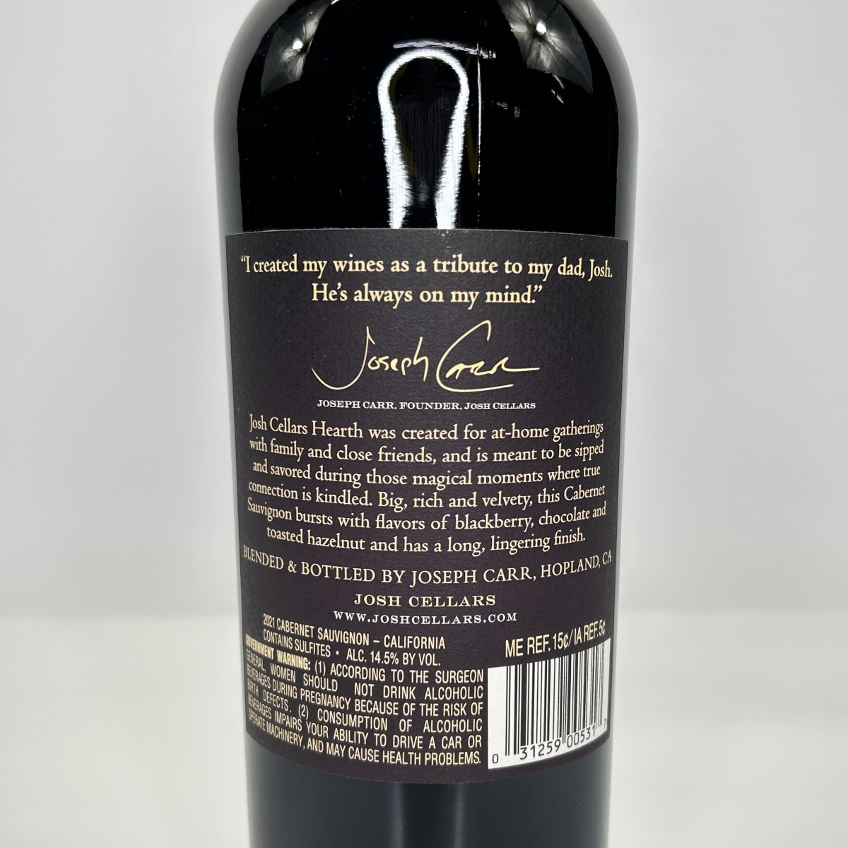 Josh Cellars Hearth Cabernet Sauvignon - Image 3