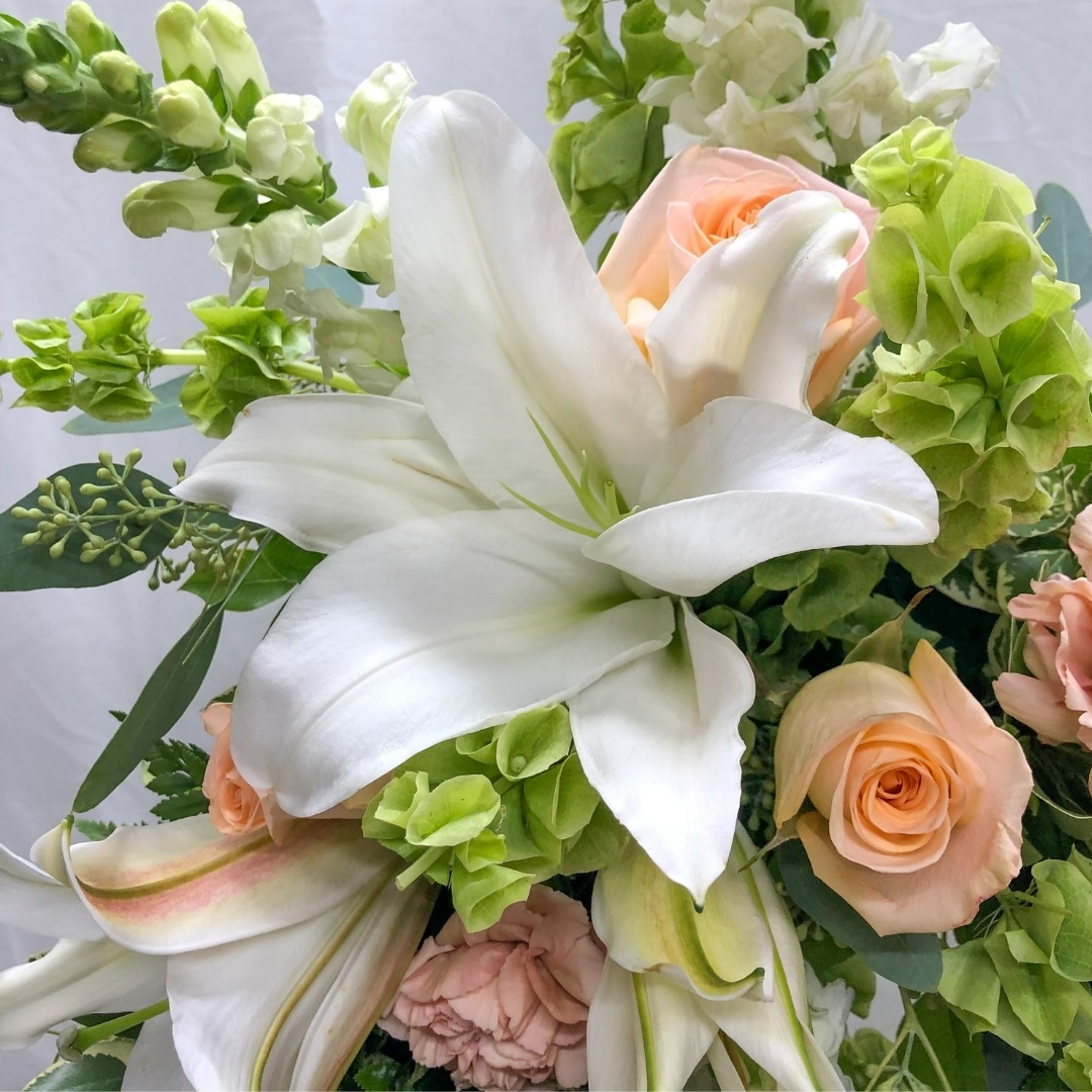 Peach Remembrance Wreath - Image 2