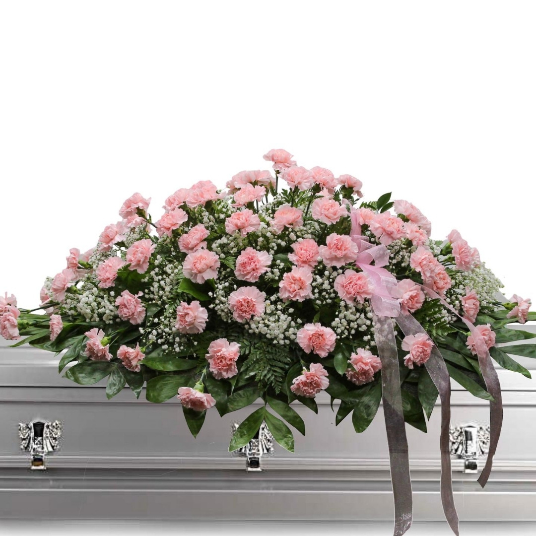 Pink Carnation Classic Sympathy 3 Piece Set - Image 3