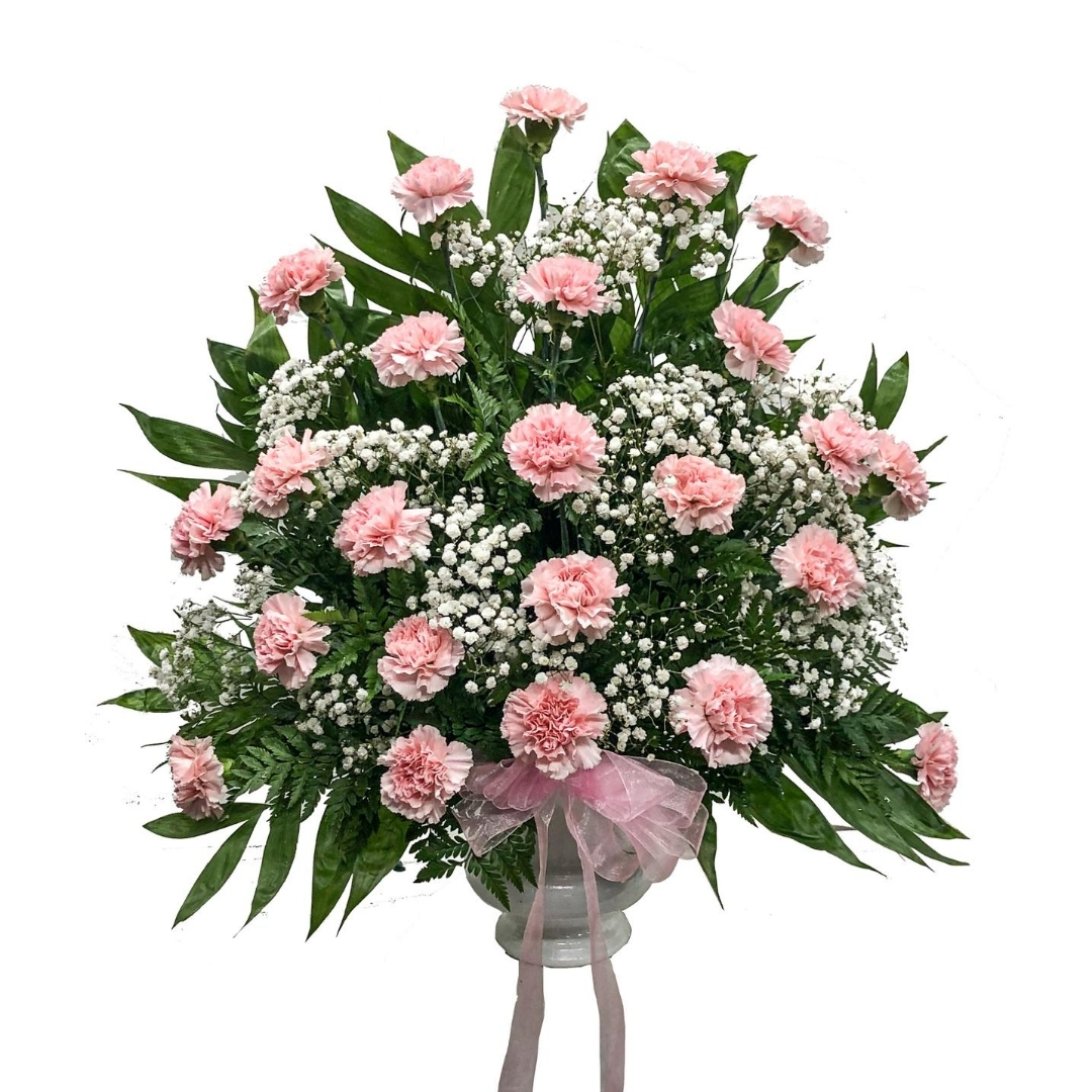 Pink Carnation Classic Sympathy 3 Piece Set - Image 4