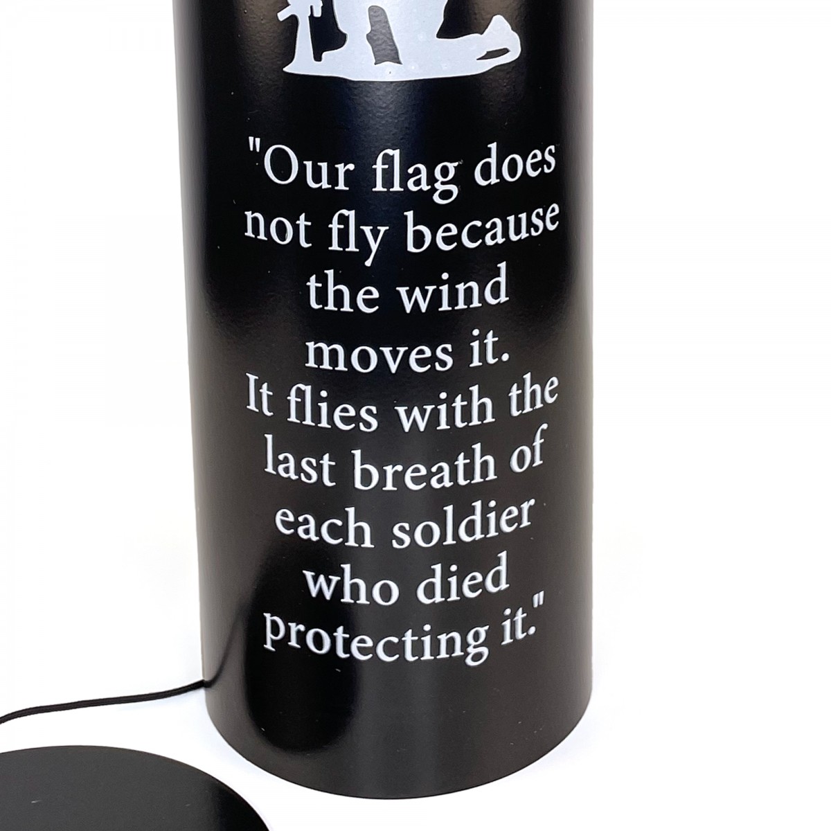 33" Soldier Memorial Cowbell Wind Chime - Image 2