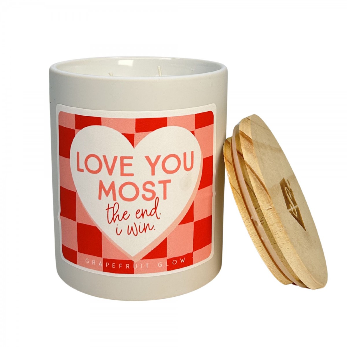 Love You The Most Candle - Image 2
