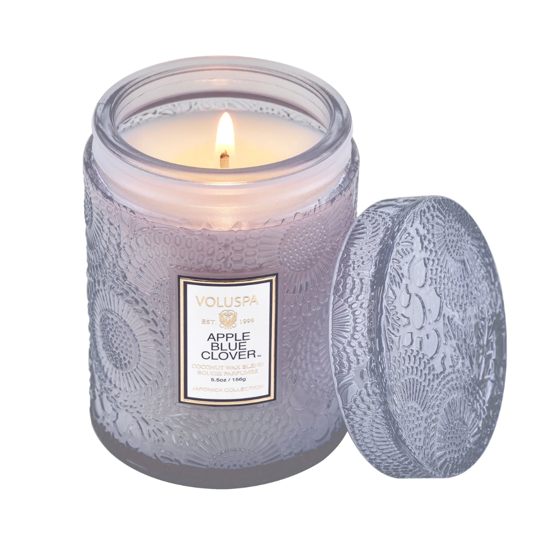 Apple Blue Clover Small Jar Candle - Image 2