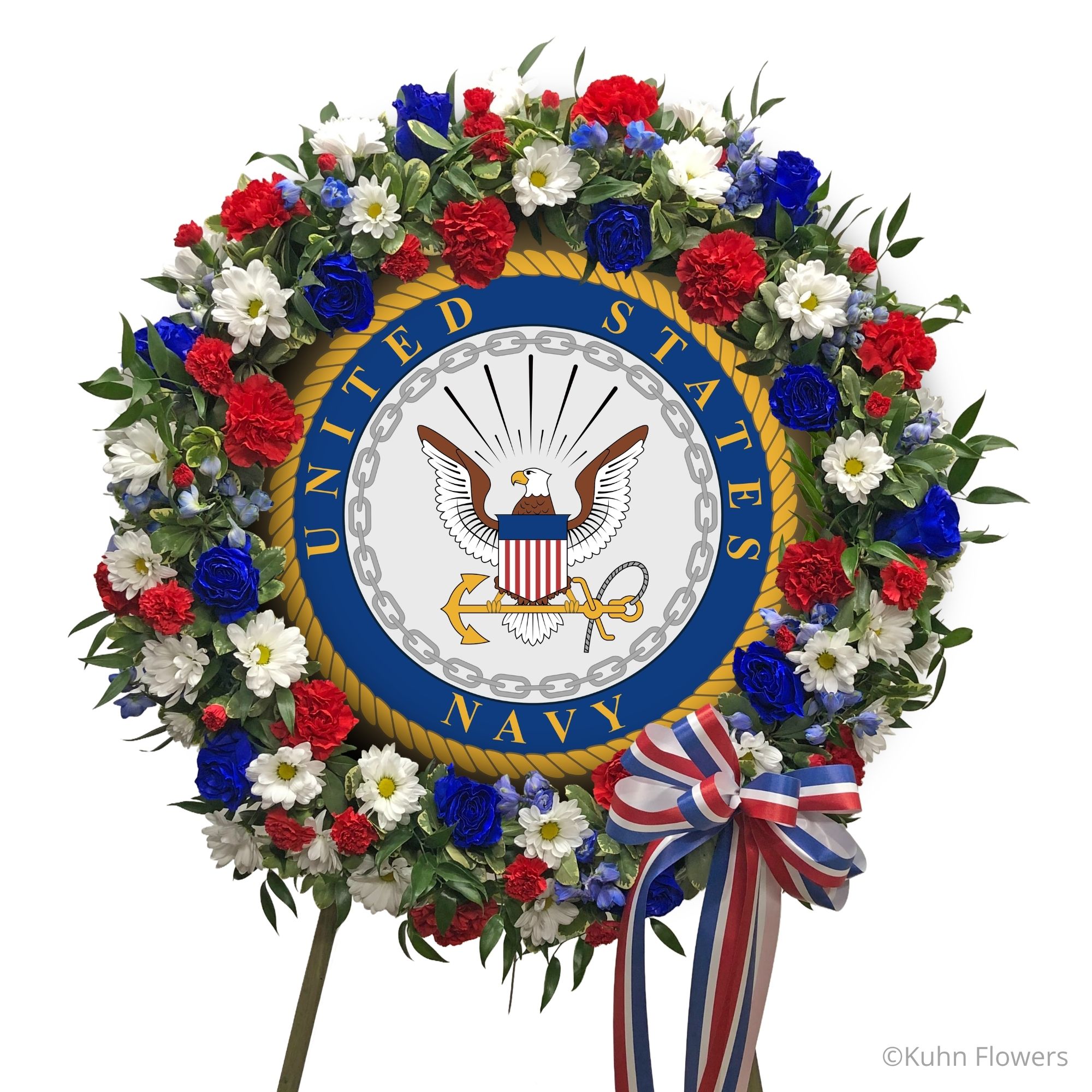 Navy Logo Wreath