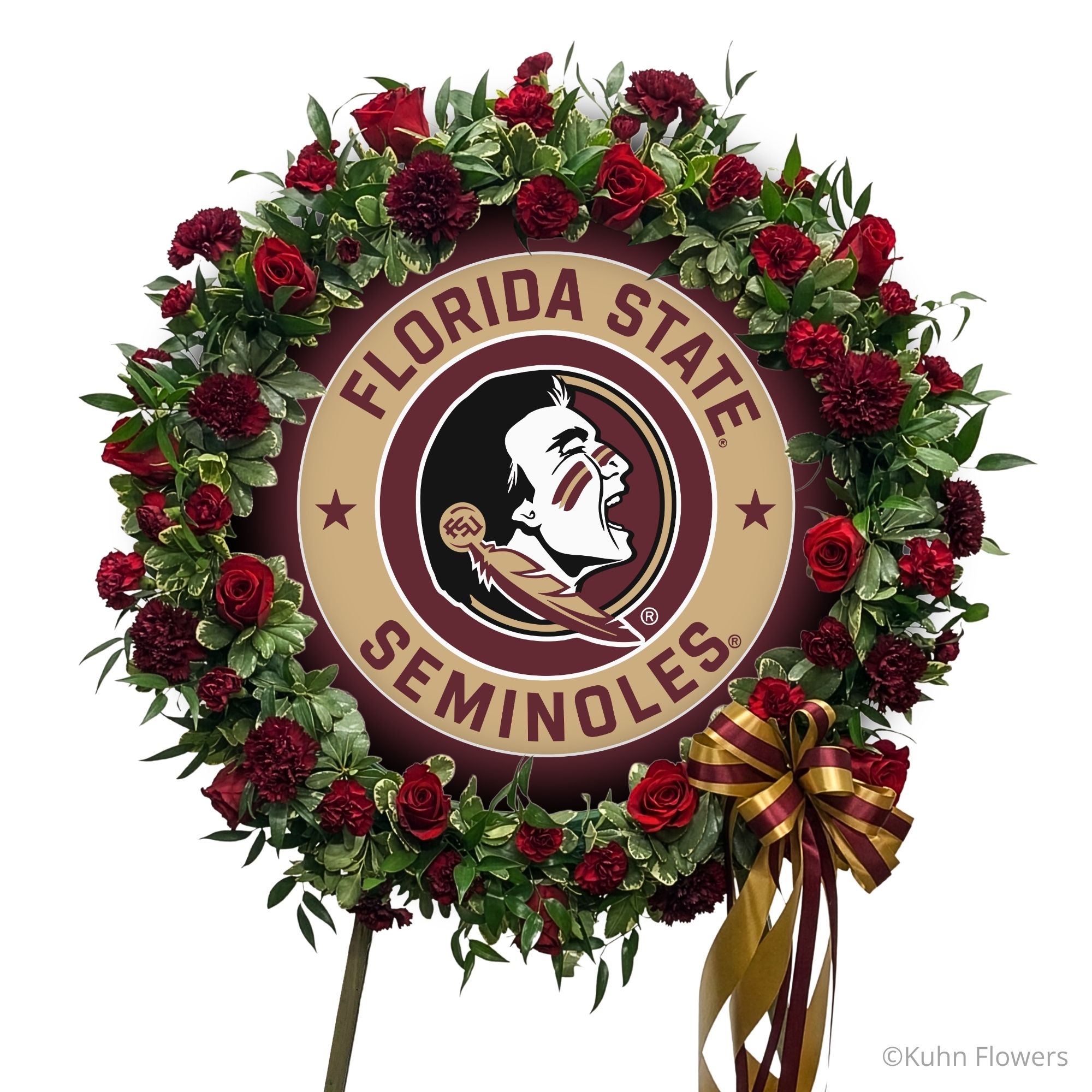 Seminole Logo Wreath