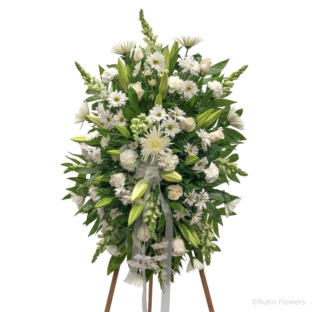 White Standing Spray