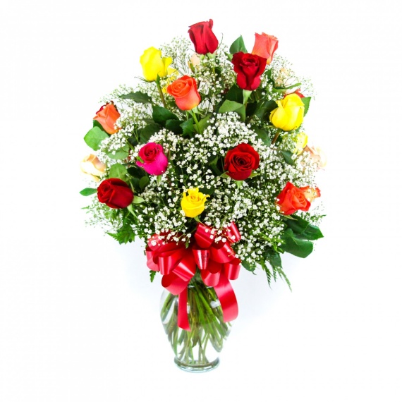 2 Dozen Assorted Roses BOGO Special