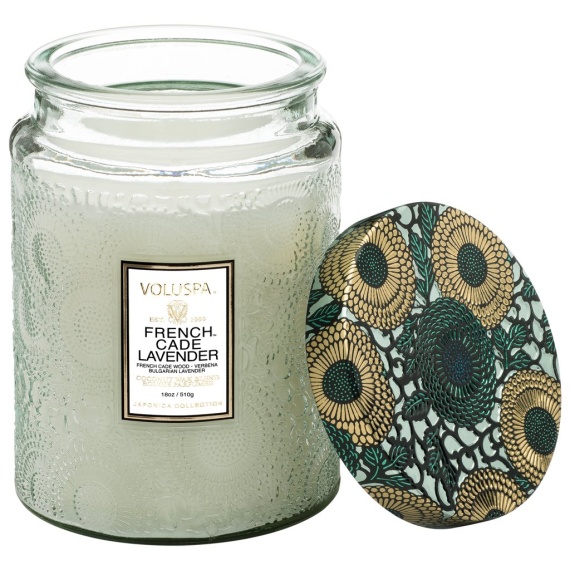 French Cade Lavender Large Jar Candle