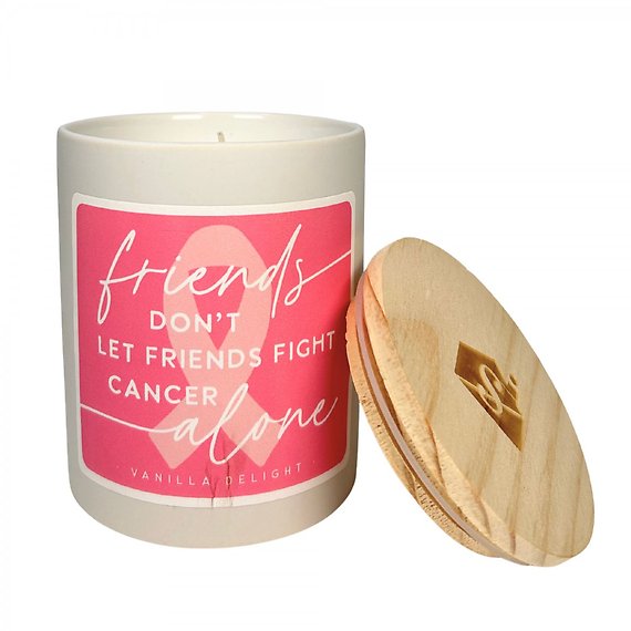 Breast Cancer Awareness Candle
