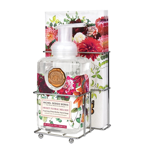 Sweet Floral Melody Foaming Soap Napkin Set