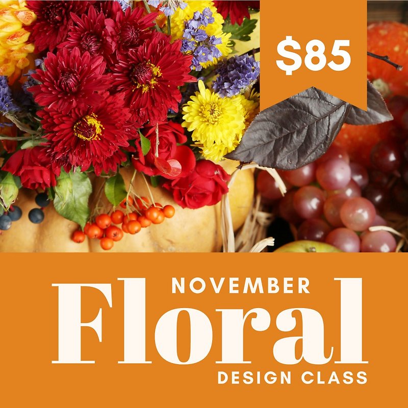 November 20 Thanksgiving Class