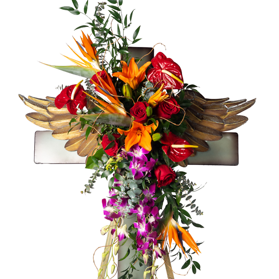 Tropical Embrace Cross