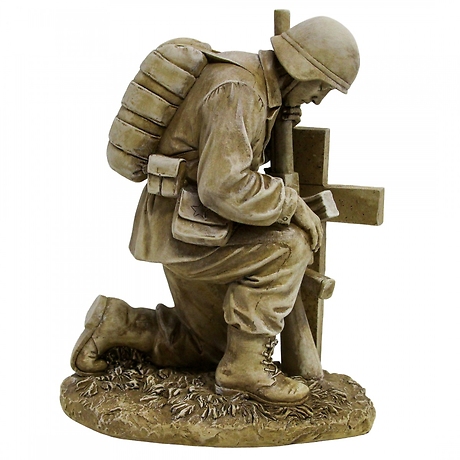 Soldier and Cross Figure