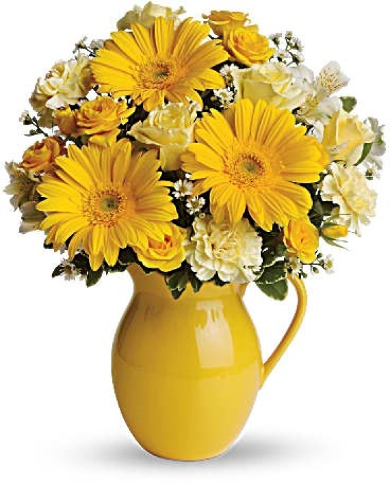 Teleflora Sunny Day Pitcher Of Cheer