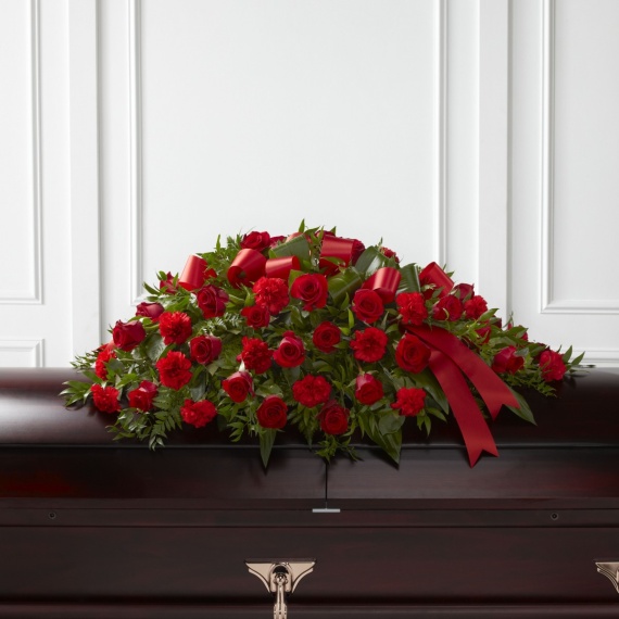 Dearly Departed Casket Spray - Full