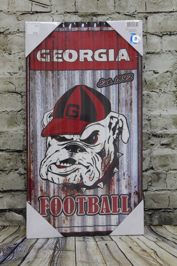 Georgia Bulldog Collegiate Wall Hanger