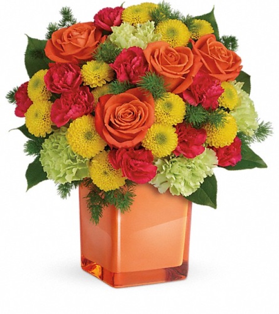 Teleflora\'s Citrus Smiles Bouquet