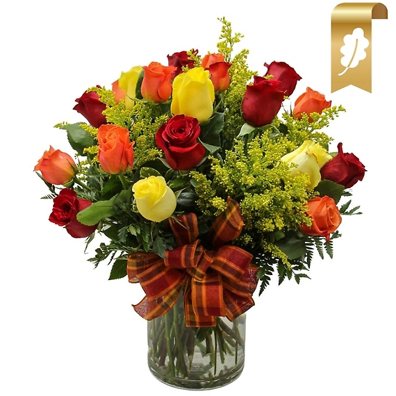 2 Dozen Modern Fall Roses
