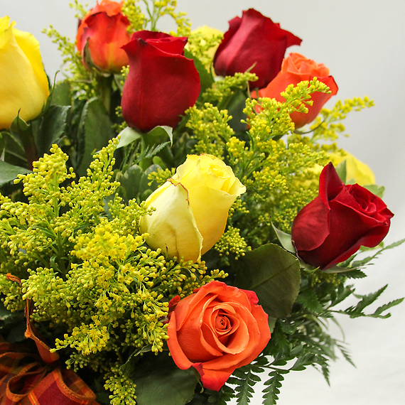 2 Dozen Modern Fall Roses
