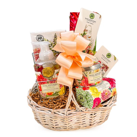 Michel Design Works - Dahlias Basket