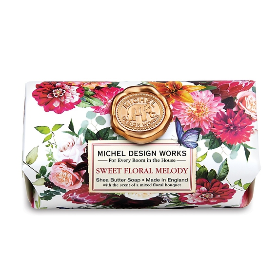 Sweet Floral Melody Large Bath Soap Bar