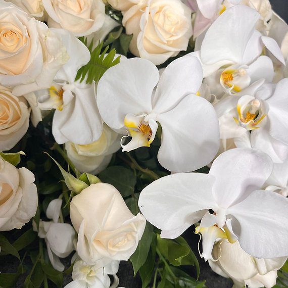 Graceful Farewell Casket Spray