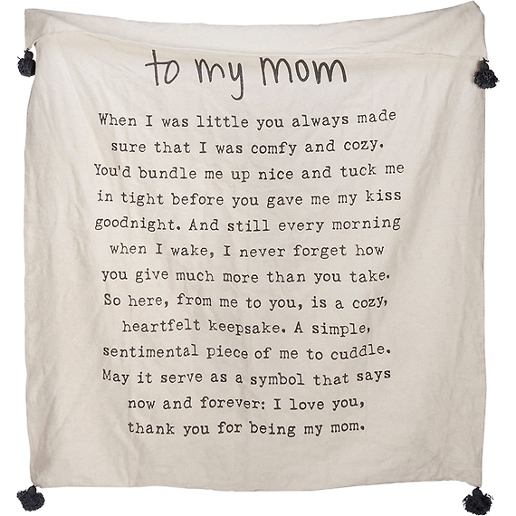 Throw Blanket - To My Mom
