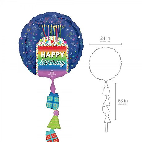 Happy Birthday Airwalker Balloon
