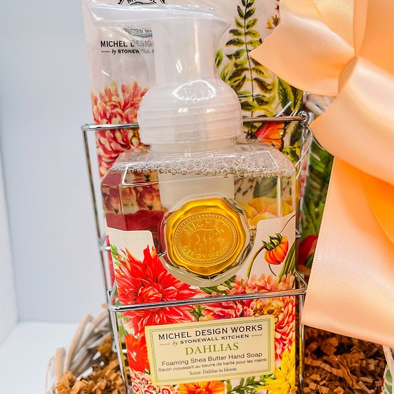 Michel Design Works - Dahlias Basket