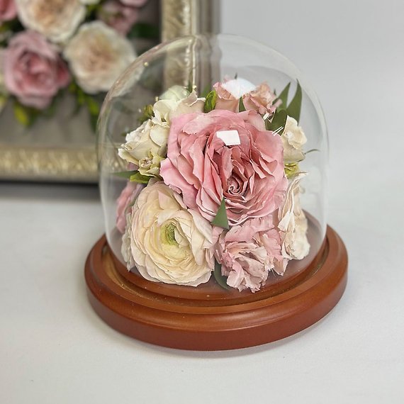 Flowers Under Glass