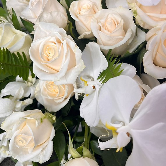 Graceful Farewell Casket Spray