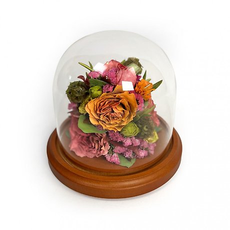 Flowers Under Glass