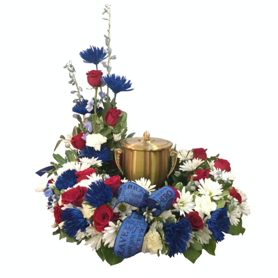 Police Urn Arrangement