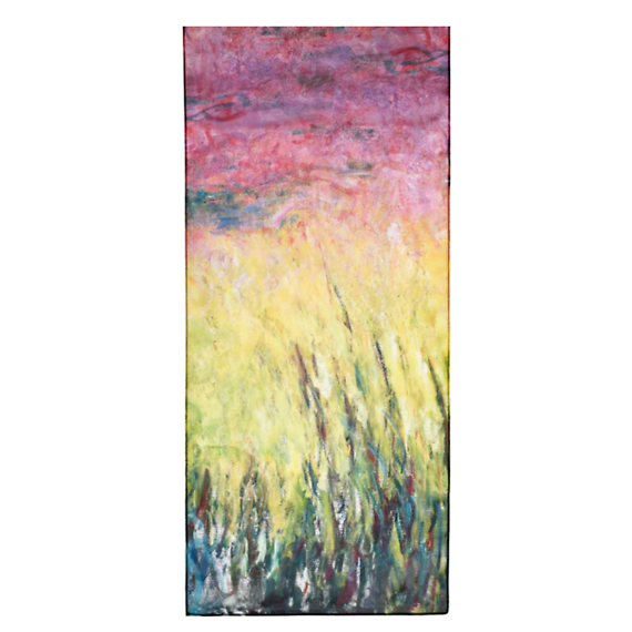 Monet Waterlilies at Sunset Scarf