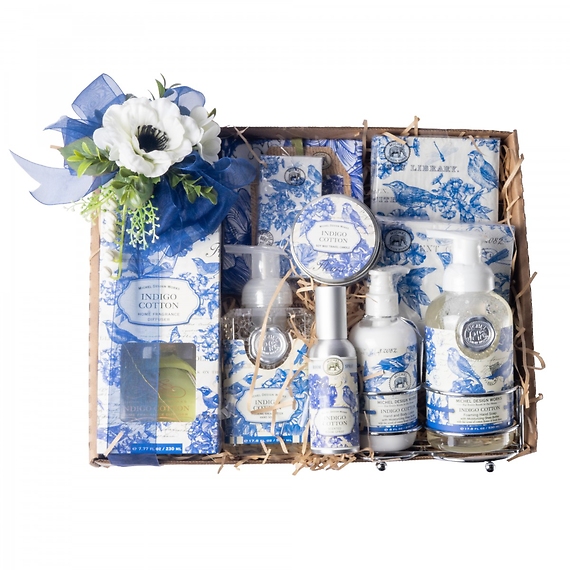 Indigo Cotton Large Gift Set