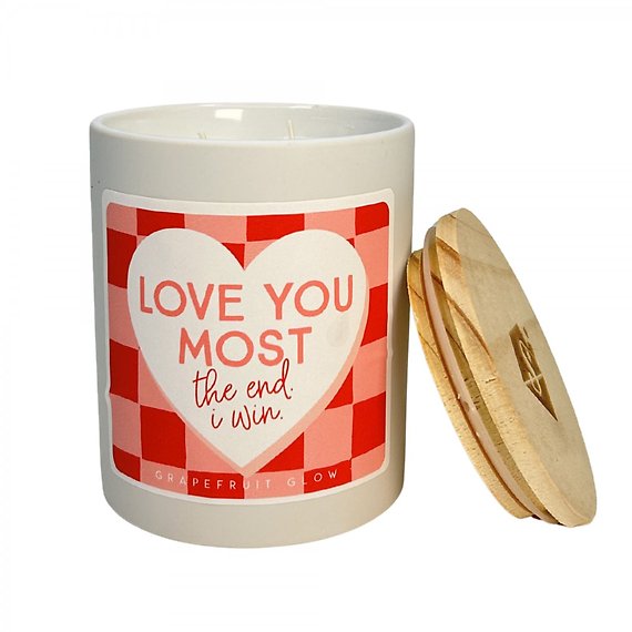 Love You The Most Candle