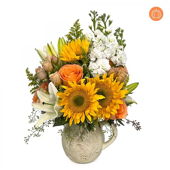 Fall Pitcher Bouquet