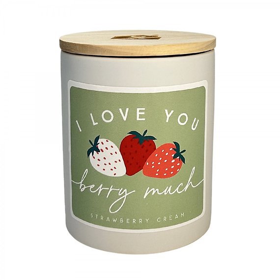 I Love You Berry Much Candle