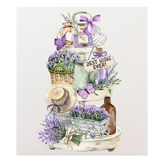 Best Mom Ever Lavender Garden Apron