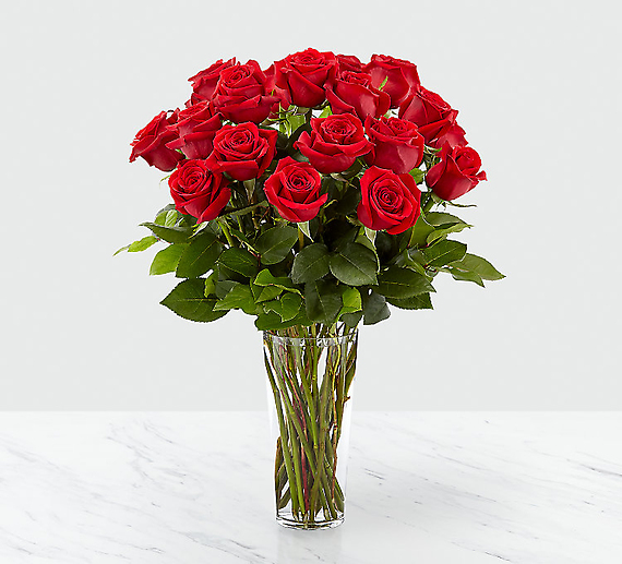 Long Stem Red Rose Bouquet